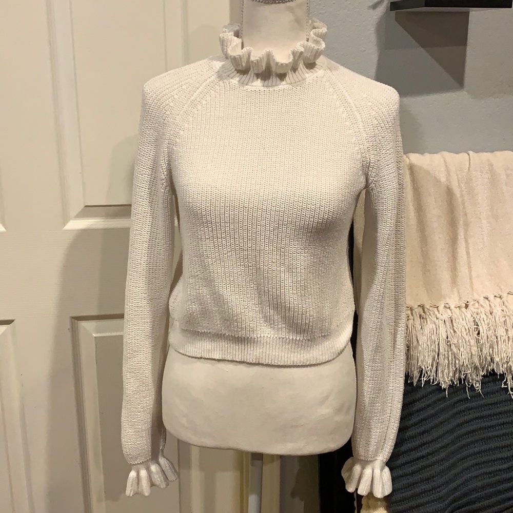 H&M Ruffle neck sweater